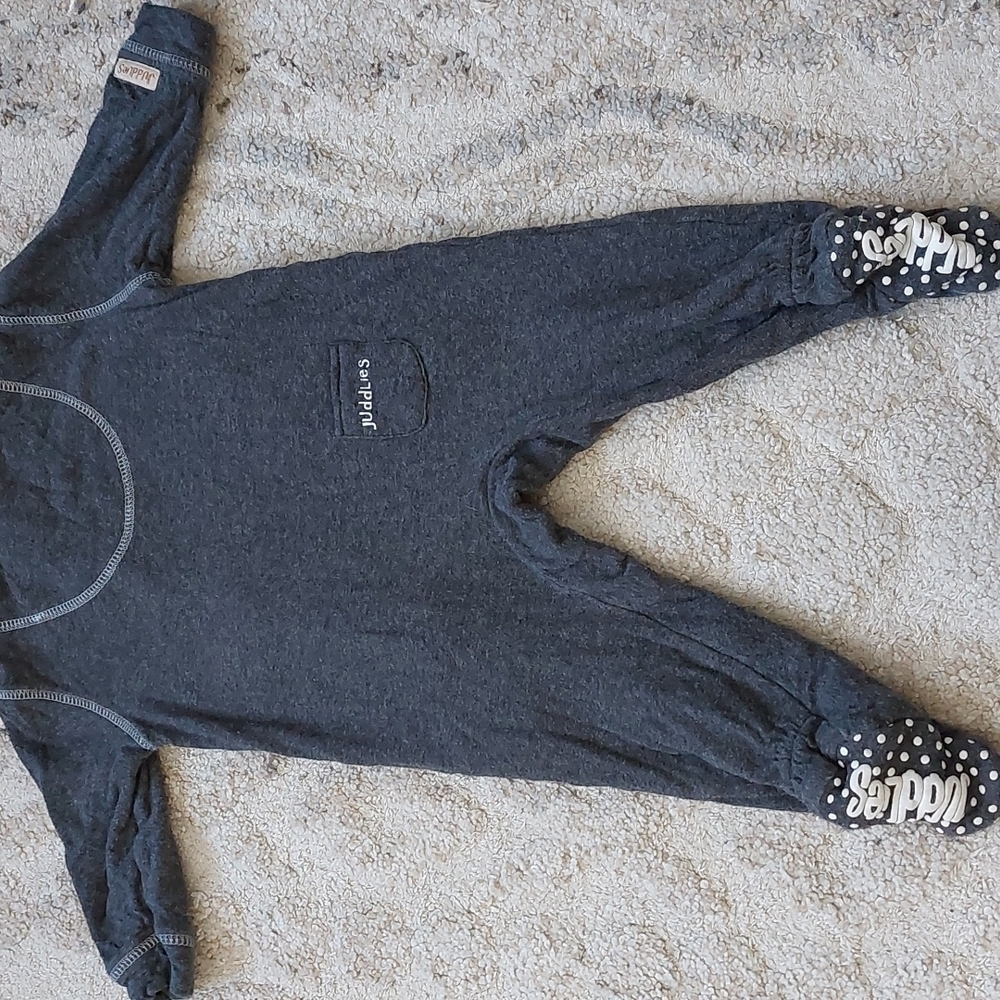 Juddlies Breathe-Eze Sleeper Charcoal Grey Fleck - 6-12 Months - Picture 4 of 4